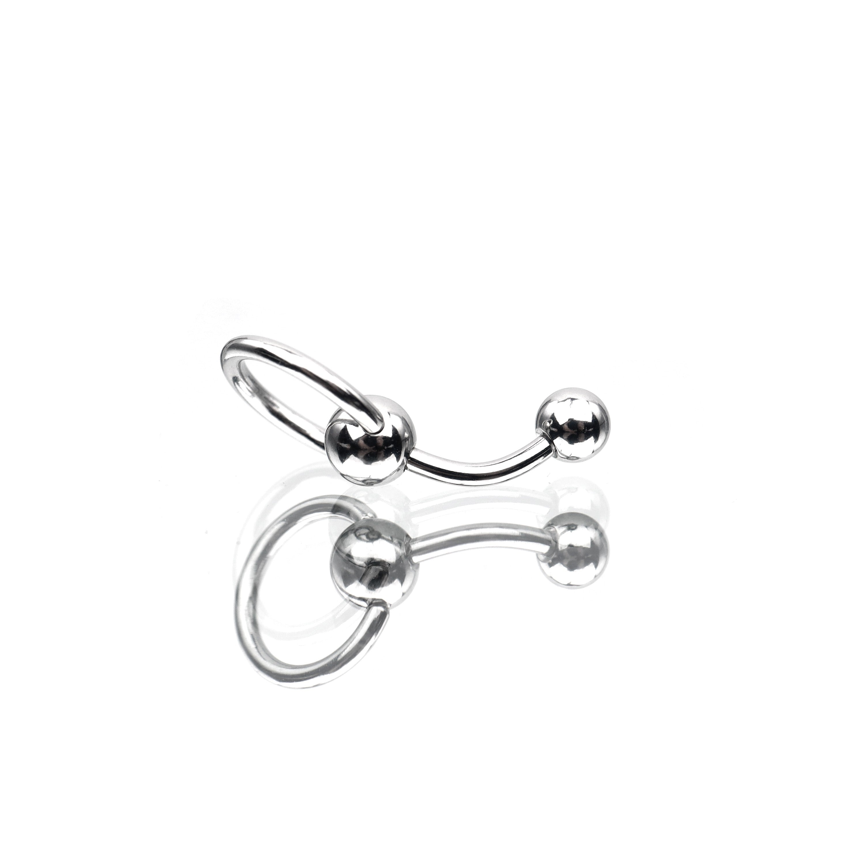 Spinning Ball stainless steel Belly Ring - Spinning Ball stainless steel Belly Ring - 1.2mm/16G / 6mm by CRUXJEWELRY