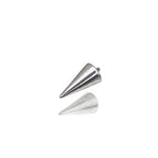 Titanium Internally Threaded Spike Ends Accessories - Titanium Internally Threaded Spike Ends Accessories - 3*3mm by CRUXJEWELRY