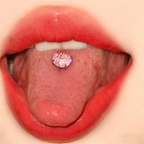 Piercing de langue en titane et tourmaline dégradée CZ 