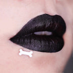 Cute Mini Bone Stainless Steel Internally Threaded Lip Ring - Cute Mini Bone Stainless Steel Internally Threaded Lip Ring - White / 6mm by CRUXJEWELRY