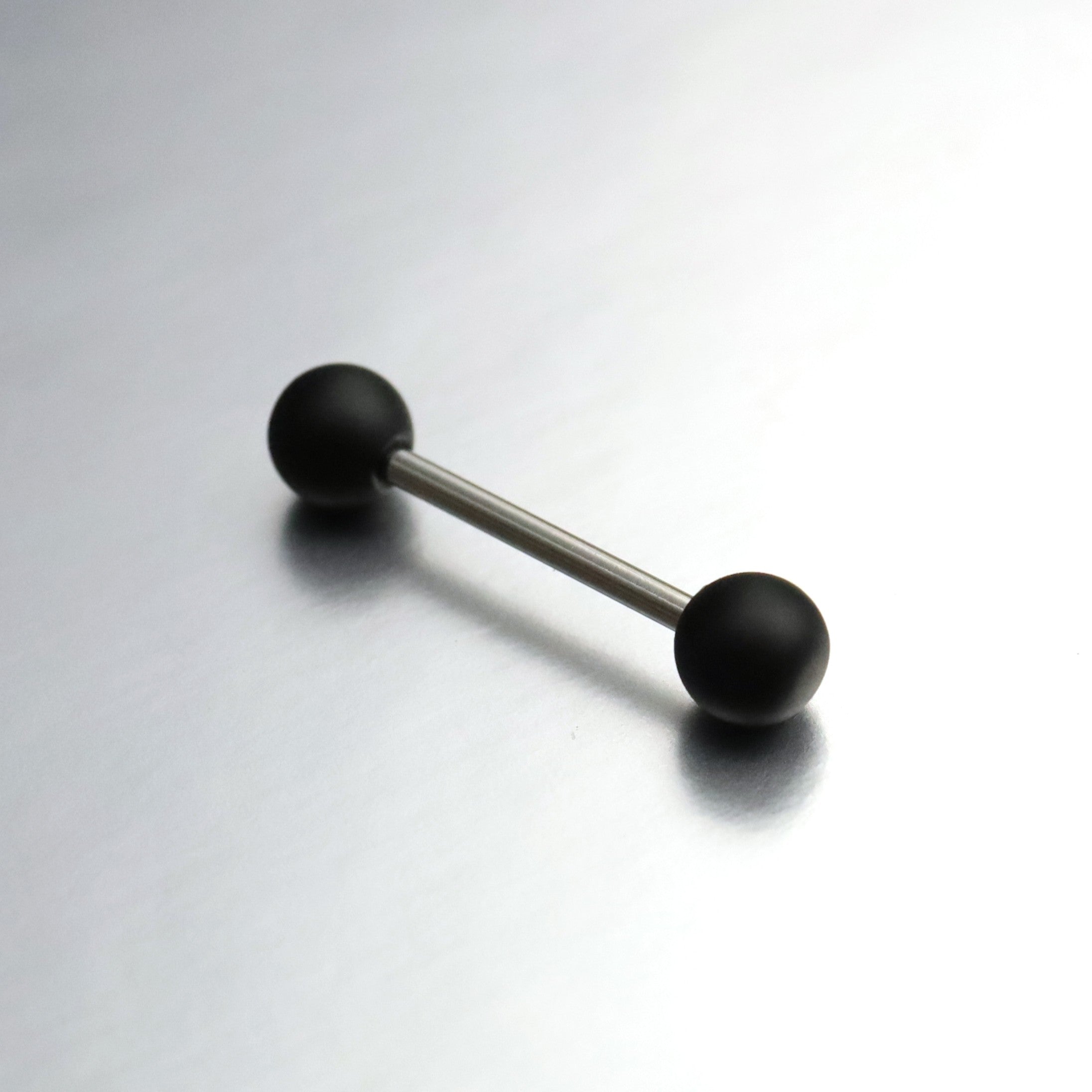 Colorful Acrylic Barbell - Colorful Acrylic Barbell - Black / 8mm by CRUXJEWELRY