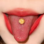 Piercing de langue en titane et tourmaline dégradée CZ 