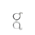 Green CZ Cobra Stainless Steel Earrings - Green CZ Cobra Stainless Steel Earrings - Single by CRUXJEWELRY