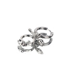 CyberPunk Tulip Pendant Stainless Steel Earrings - CyberPunk Tulip Pendant Stainless Steel Earrings - Single by CRUXJEWELRY