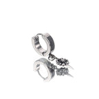 Gothic CZ Cross Stainless Steel Earrings - Gothic CZ Cross Stainless Steel Earrings - Single by CRUXJEWELRY