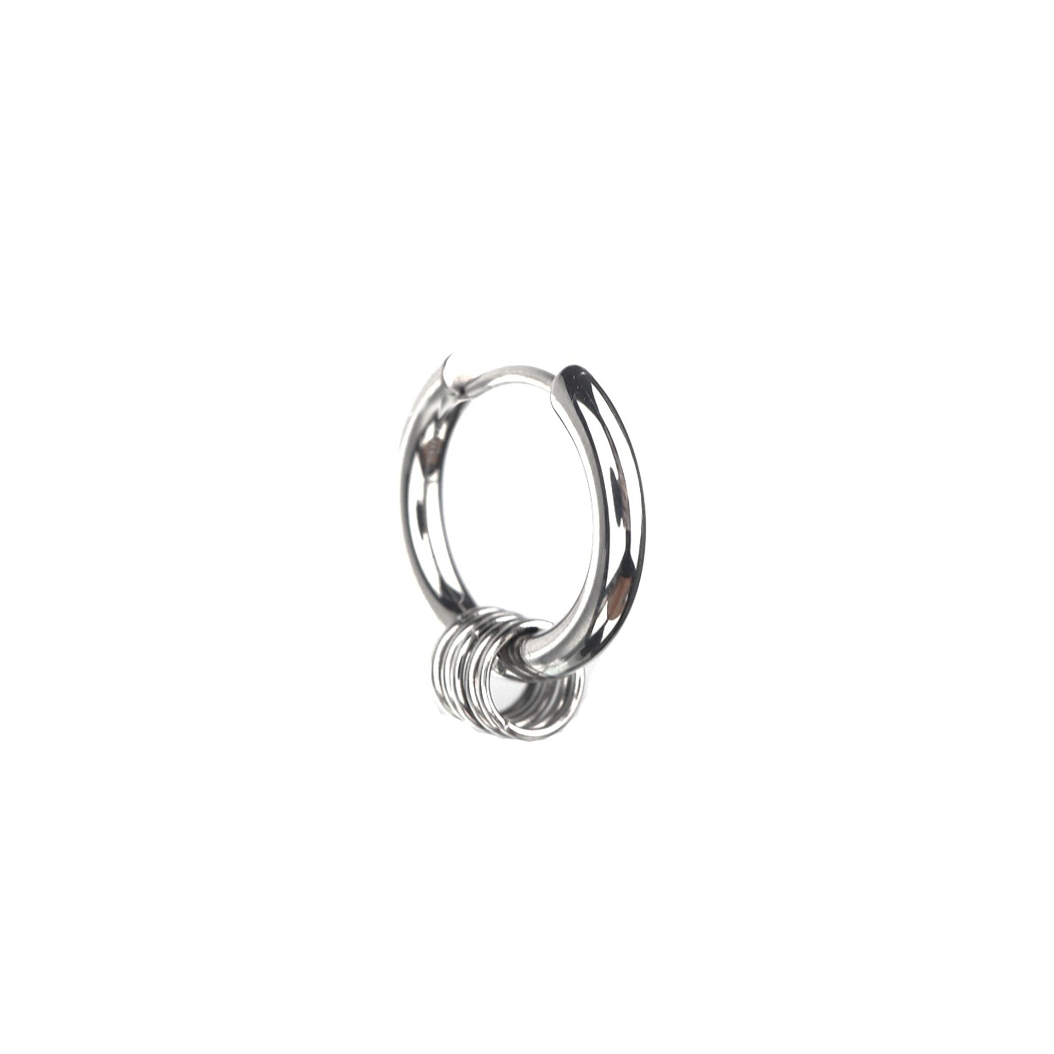 Small Hoop Stainless Steel Earrings - Small Hoop Stainless Steel Earrings - Single by CRUXJEWELRY