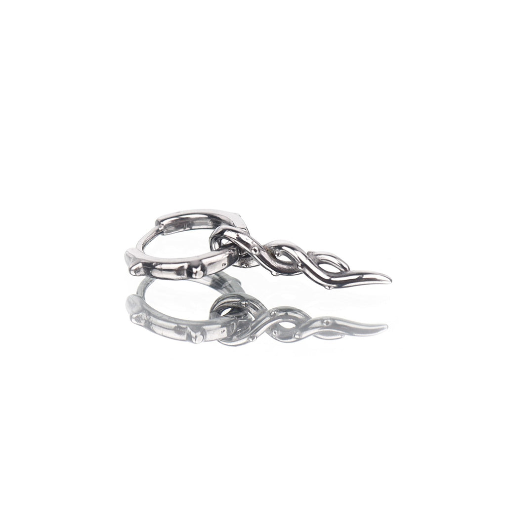Companion Twisted Stainless Steel Earrings - Companion Twisted Stainless Steel Earrings - Single by CRUXJEWELRY