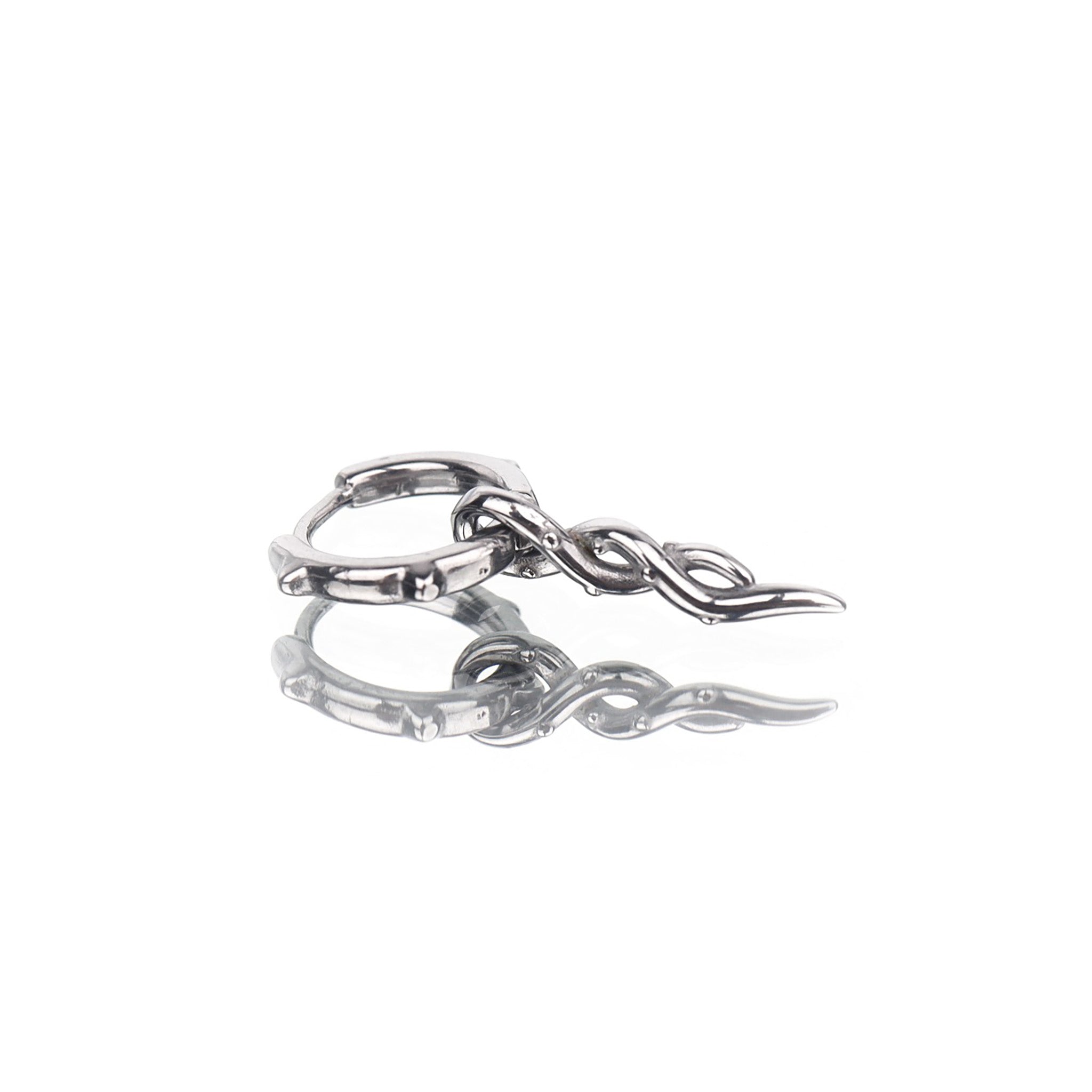 Companion Twisted Stainless Steel Earrings - Companion Twisted Stainless Steel Earrings - Single by CRUXJEWELRY