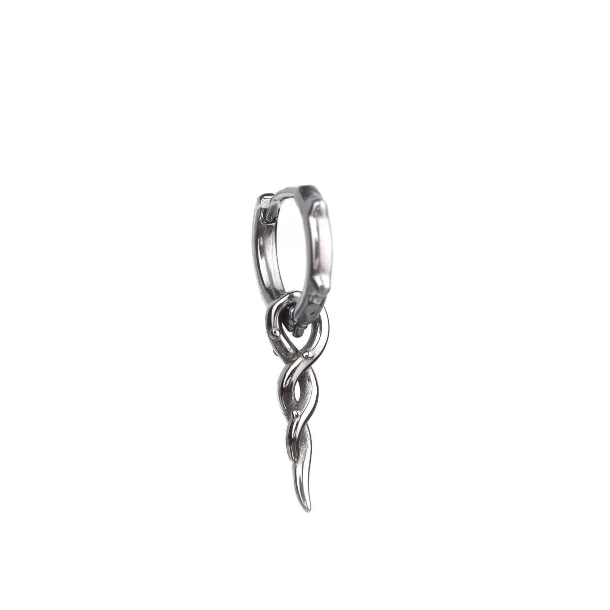 Companion Twisted Stainless Steel Earrings - Companion Twisted Stainless Steel Earrings - Single by CRUXJEWELRY