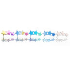 Three-Star Threadless Titanium Nose Stud - Three-Star Threadless Titanium Nose Stud - Blue / 6mm by CRUXJEWELRY