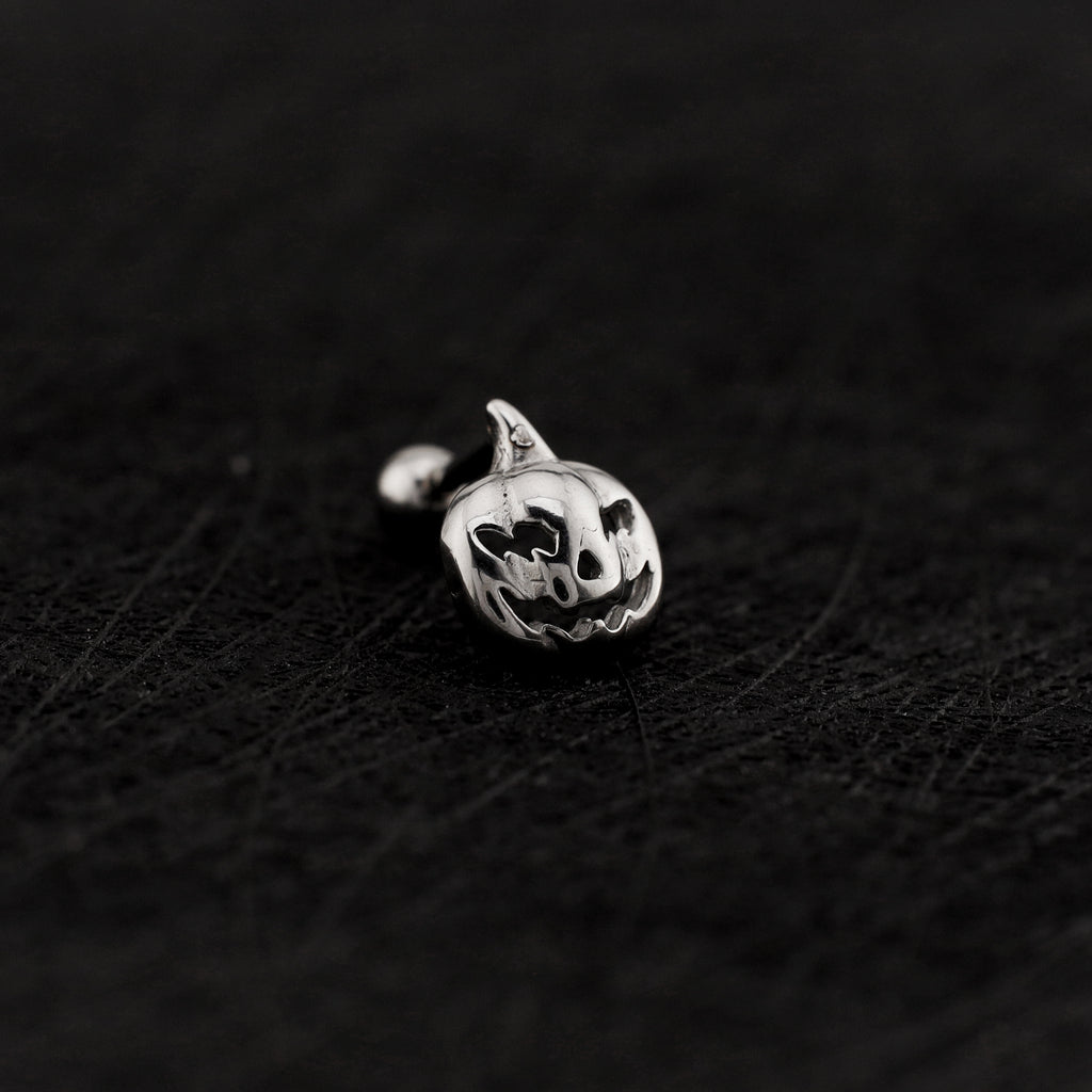 Hallowmas - Pumpkin Titanium Ear Studs - Hallowmas - Pumpkin Titanium Ear Studs - Default Title by CRUXJEWELRY