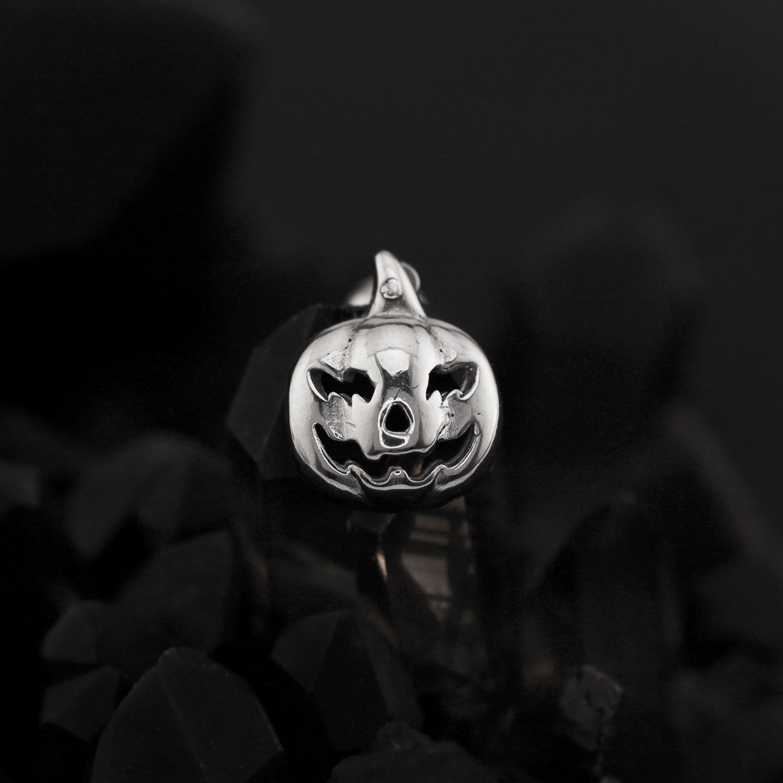 Hallowmas - Pumpkin Titanium Ear Studs - Hallowmas - Pumpkin Titanium Ear Studs - Default Title by CRUXJEWELRY