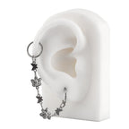 3D Silver Butterfly Ear Chain - 3D Silver Butterfly Ear Chain - Default Title by CRUXJEWELRY