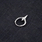 Engraved Punk Fangs Stainless Steel Earrings - Engraved Punk Fangs Stainless Steel Earrings - Single by CRUXJEWELRY