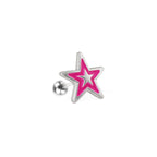 Barbiecore Y2K Star Studs - Barbiecore Y2K Star Studs - Single / 0.8mm/20G by CRUXJEWELRY