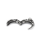 3D Rose Stainless Steel Earrings - 3D Rose Stainless Steel Earrings - Single by CRUXJEWELRY