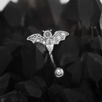 Bat CZ Externally Threaded Stainless Steel EyeBrow Studs - Bat CZ Externally Threaded Stainless Steel EyeBrow Studs - Default Title by CRUXJEWELRY