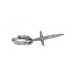 Minimalist 3D Large Cross Stainless Steel Earrings - Minimalist 3D Large Cross Stainless Steel Earrings - Single by CRUXJEWELRY