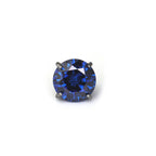 Blue CZ Internally Threaded Titanium Studs - Blue CZ Internally Threaded Titanium Studs - ocean-blue / 3mm by CRUXJEWELRY