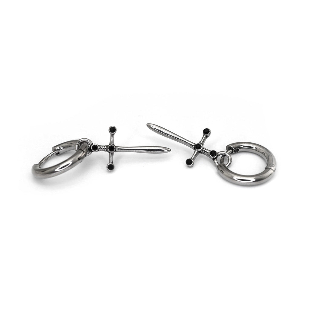 Sliver Dagger Statement stainless steel Earrings - Sliver Dagger Statement stainless steel Earrings - Single by CRUXJEWELRY