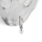 Basic Rainbow CZ Pendant Titanium Segment Hoop - Basic Rainbow CZ Pendant Titanium Segment Hoop - Radiant White / Pentacle / 6mm by CRUXJEWELRY