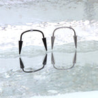 Black & White Fangs Dracula Stainless Steel Canine Spike Barbell - Black & White Fangs Dracula Stainless Steel Canine Spike Barbell - Sliver by CRUXJEWELRY