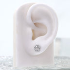 Christmas - Wreath CZ Stainless Steel Earring - Christmas - Wreath CZ Stainless Steel Earring - Default Title by CRUXJEWELRY