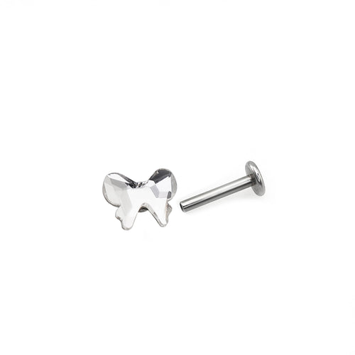 Christmas - Bow Internally Threaded Stainless Steel Ear Studs - product image 2