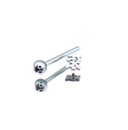 Kyoto Limited - Alt-text Titanium Tongue Ring - Kyoto Limited - Alt-text Titanium Tongue Ring - 滚 / 10mm by CRUXJEWELRY