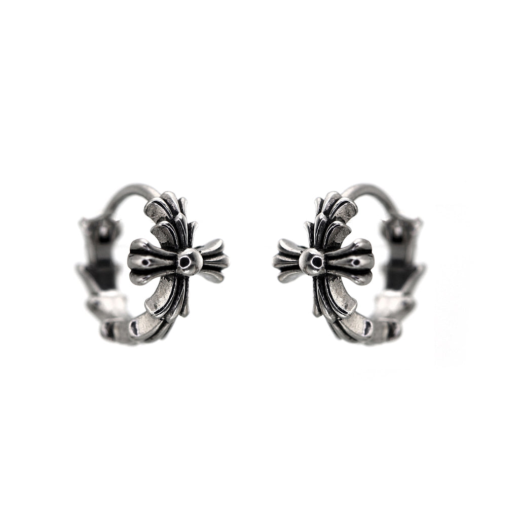 Chrome Hearts Style Cross Stainless steel Earrings - Chrome Hearts Style Cross Stainless steel Earrings - Single by CRUXJEWELRY