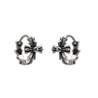 Chrome Hearts Style Cross Stainless steel Earrings - Chrome Hearts Style Cross Stainless steel Earrings - Single by CRUXJEWELRY