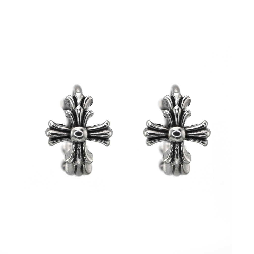 Chrome Hearts Style Cross Stainless steel Earrings - Chrome Hearts Style Cross Stainless steel Earrings - Single by CRUXJEWELRY