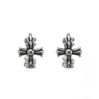 Chrome Hearts Style Cross Stainless steel Earrings - Chrome Hearts Style Cross Stainless steel Earrings - Single by CRUXJEWELRY