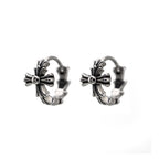 Chrome Hearts Style Cross Stainless steel Earrings - Chrome Hearts Style Cross Stainless steel Earrings - Set by CRUXJEWELRY
