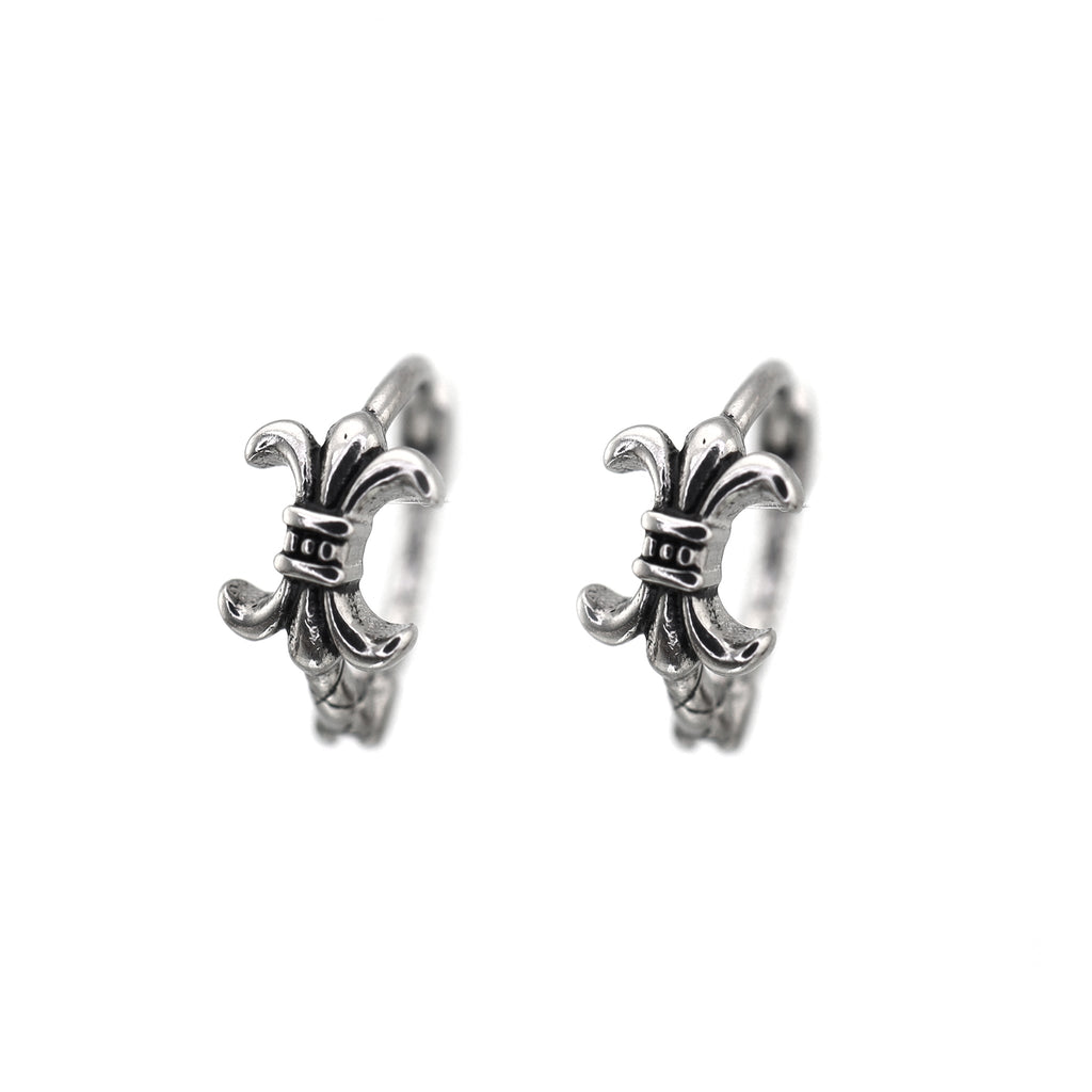 Vintage Anchor & Cross Stainless Steel Earrings - product overview