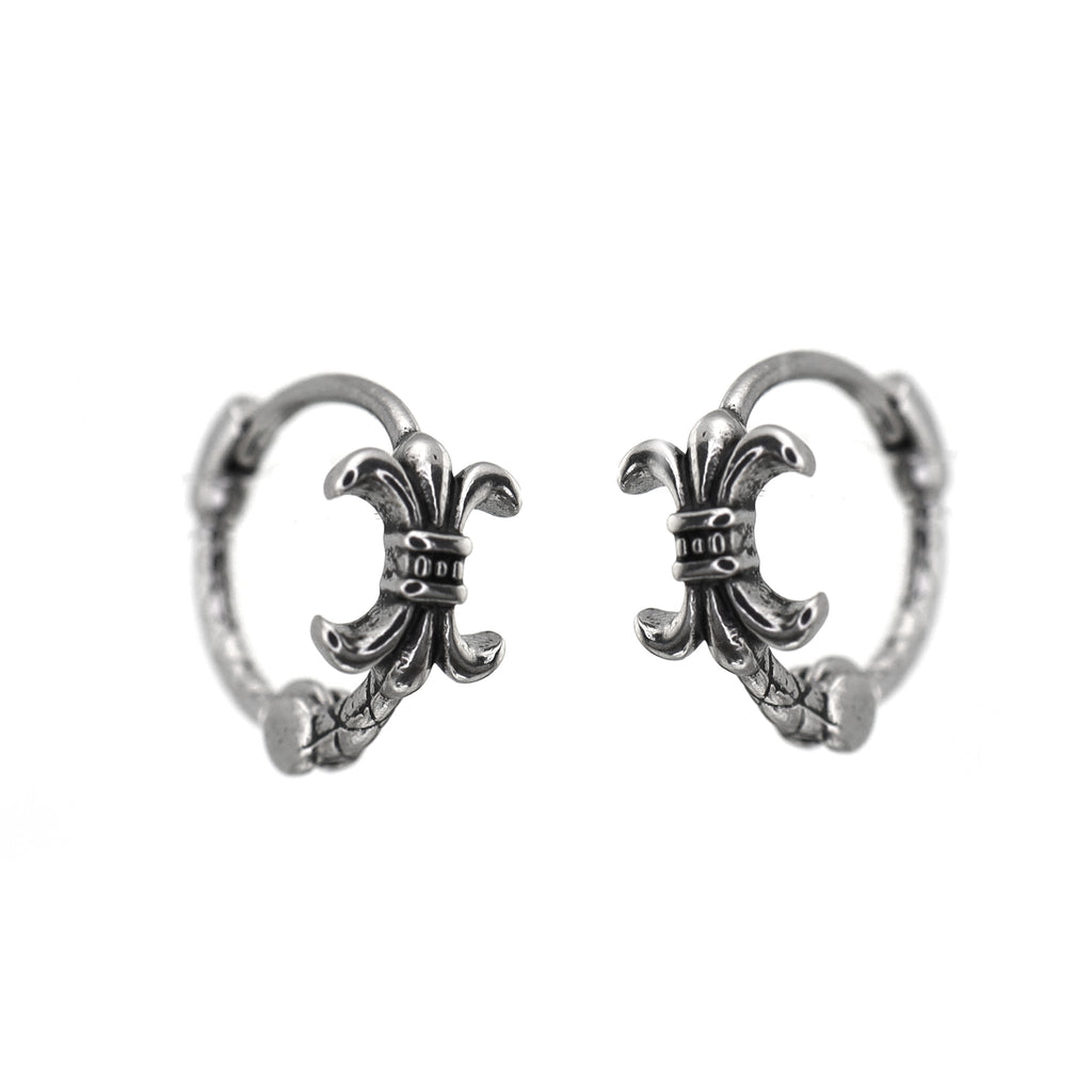 Vintage Anchor & Cross Stainless Steel Earrings - product image 4