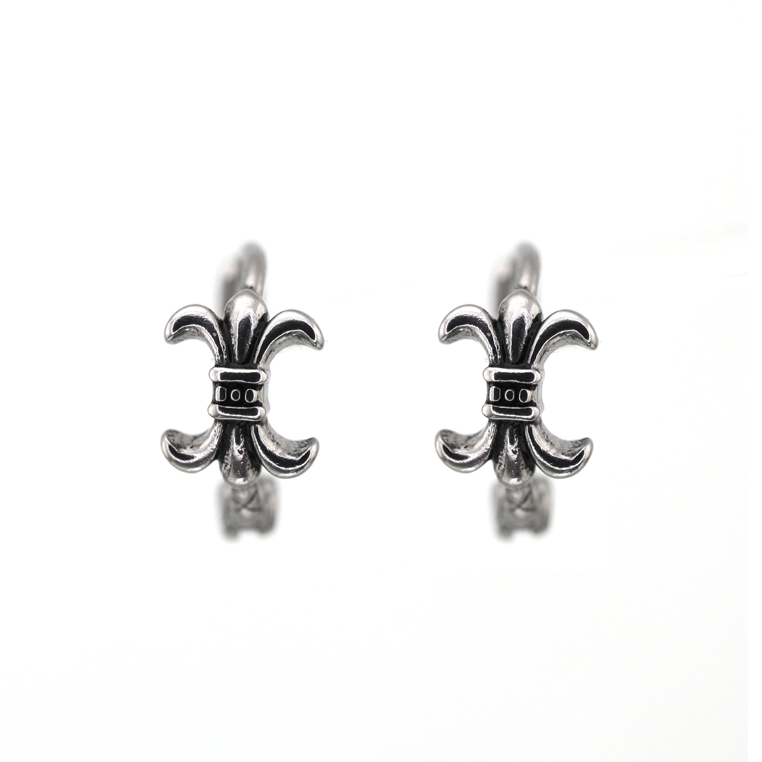 Vintage Anchor & Cross Stainless steel Earrings - Vintage Anchor & Cross Stainless steel Earrings - Single by CRUXJEWELRY