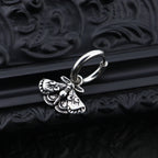 Gothic Moth Insect Pendant Stainless Steel Earrings - Gothic Moth Insect Pendant Stainless Steel Earrings - Single by CRUXJEWELRY