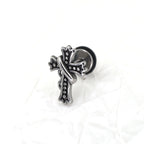 Vintage Twisted Cross Stainless steel Ear Studs - Vintage Twisted Cross Stainless steel Ear Studs - Single by CRUXJEWELRY