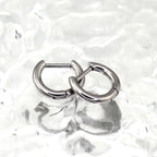 ASTM F136 Titanium Clicker Hoops - ASTM F136 Titanium Clicker Hoops - Single / 8mm by CRUXJEWELRY