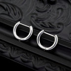 ASTM F136 Titanium Clicker Hoops - ASTM F136 Titanium Clicker Hoops - Single / 8mm by CRUXJEWELRY