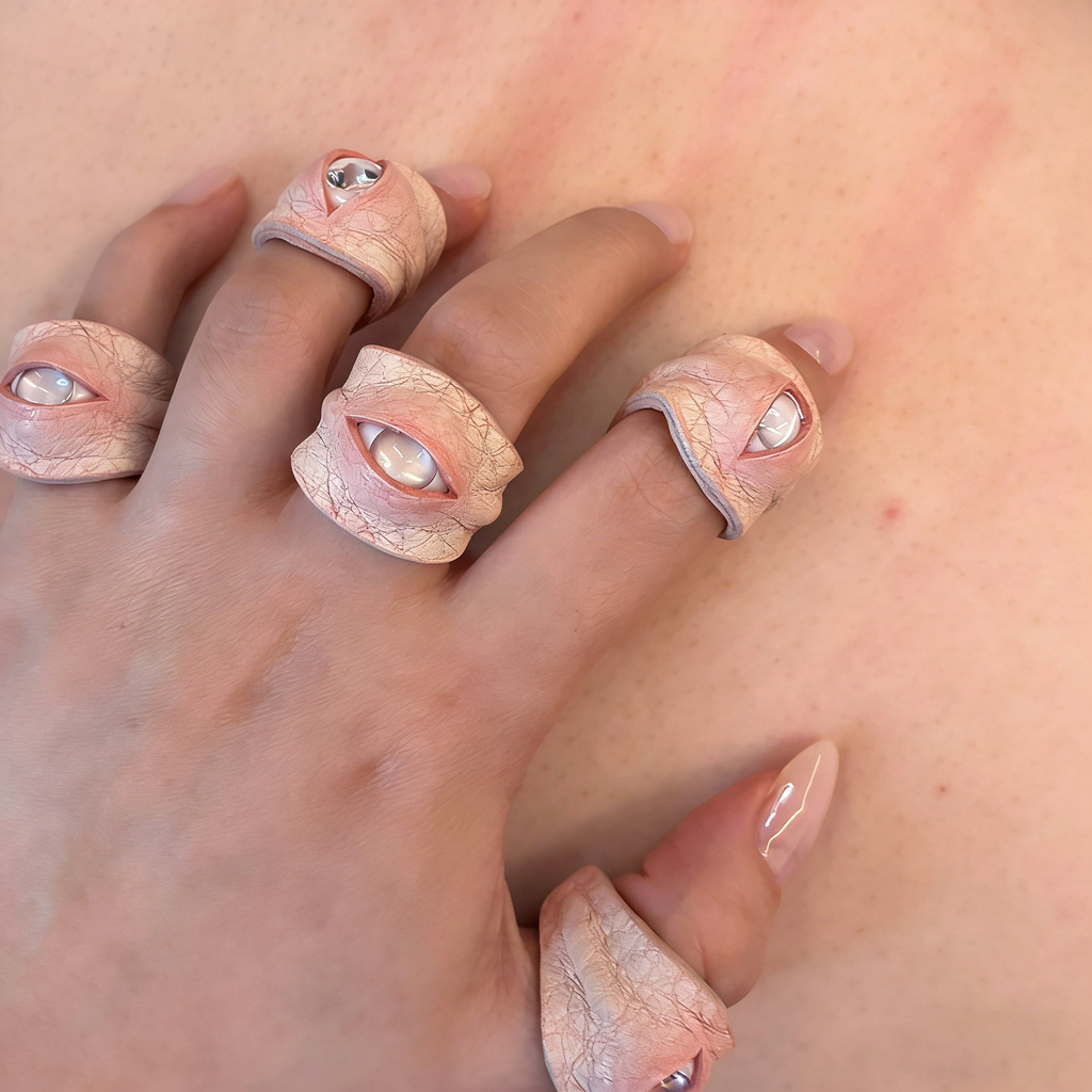 Cthulhu-Auge – Blutiger Ring mit unregelmäßigem Rand