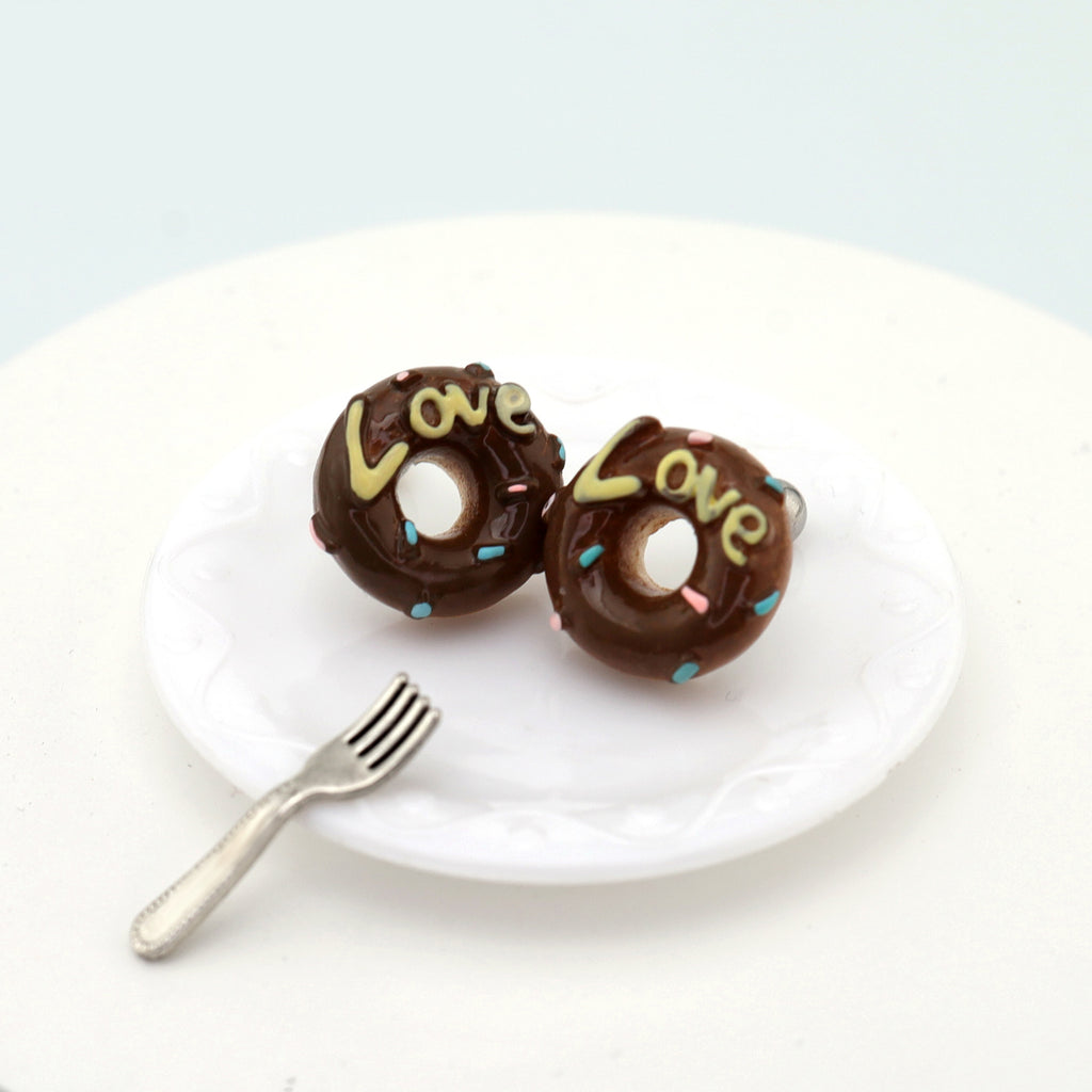 Star Baker Earring Collection - Star Baker Earring Collection - Pair of Doughnut by CRUXJEWELRY