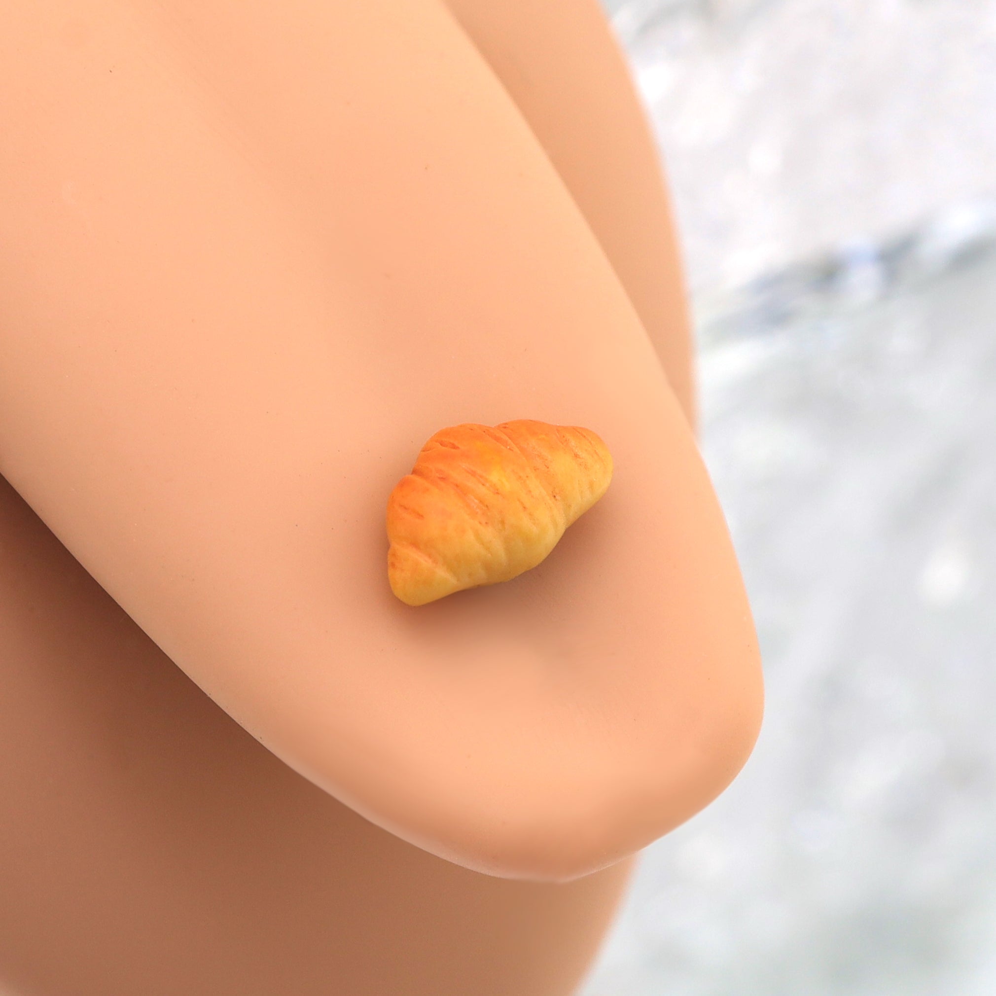 Star Baker - Resin Croissant Shaped Tongue Peg - Star Baker - Resin Croissant Shaped Tongue Peg - 12mm / 1.2mm/16G by CRUXJEWELRY