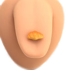 Star Baker - Resin Croissant Shaped Tongue Peg - Star Baker - Resin Croissant Shaped Tongue Peg - 12mm / 1.2mm/16G by CRUXJEWELRY