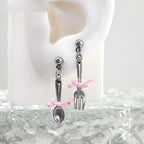 Star Baker Earring Collection - Star Baker Earring Collection - Pair of Spork by CRUXJEWELRY