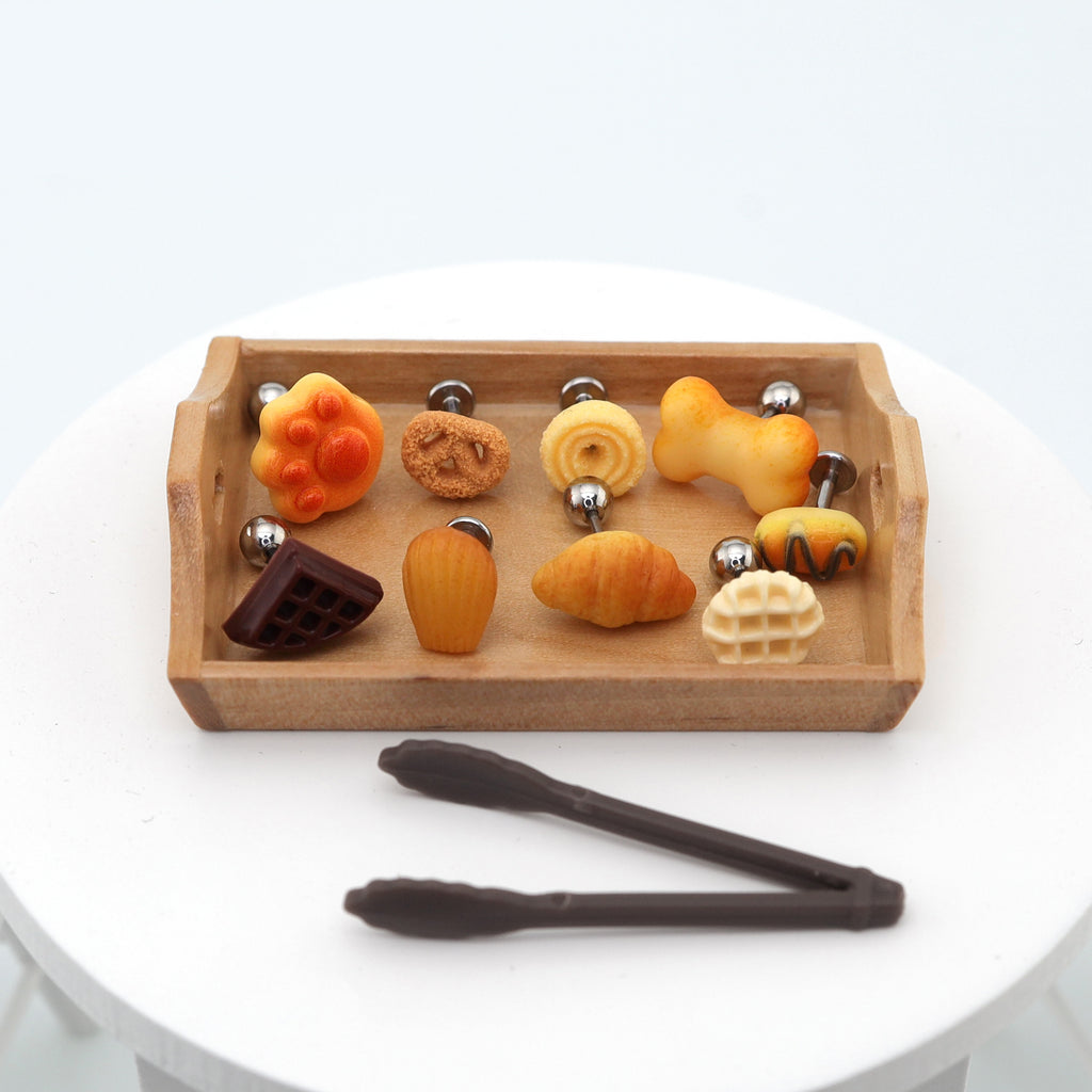 Star Baker Earring Collection - Star Baker Earring Collection - Pair of Cake by CRUXJEWELRY