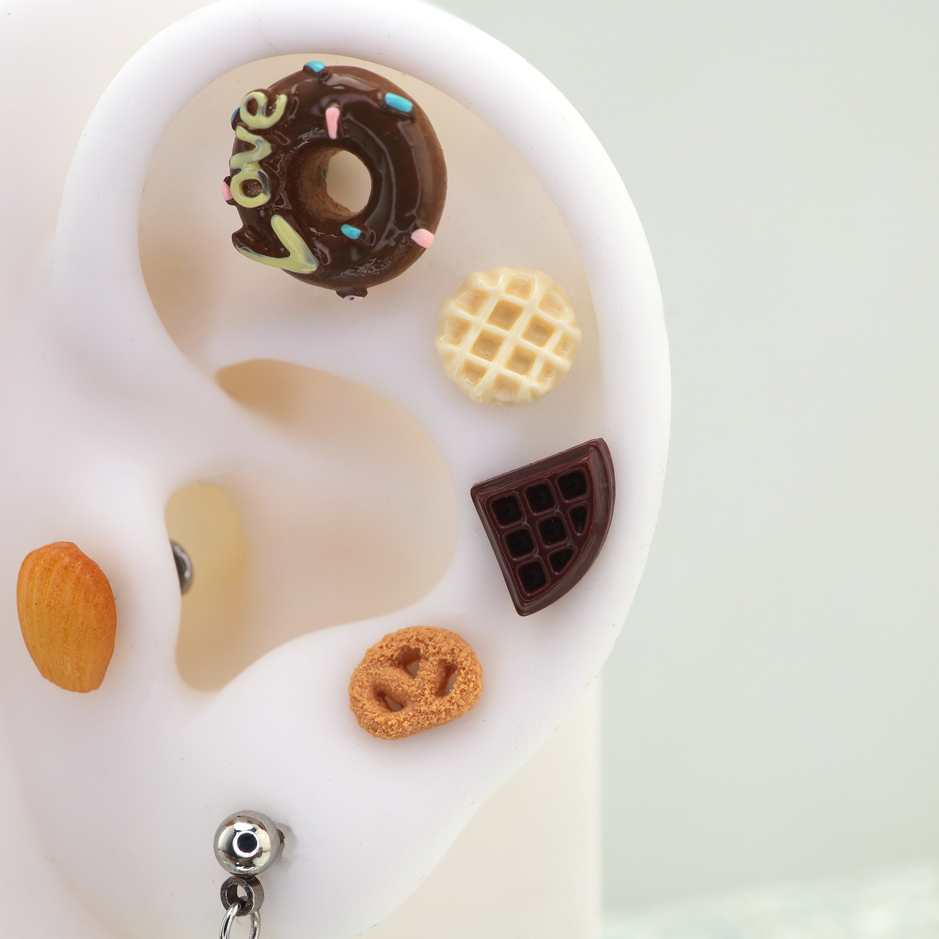 Star Baker Earring Collection - Star Baker Earring Collection - Pair of Cake by CRUXJEWELRY