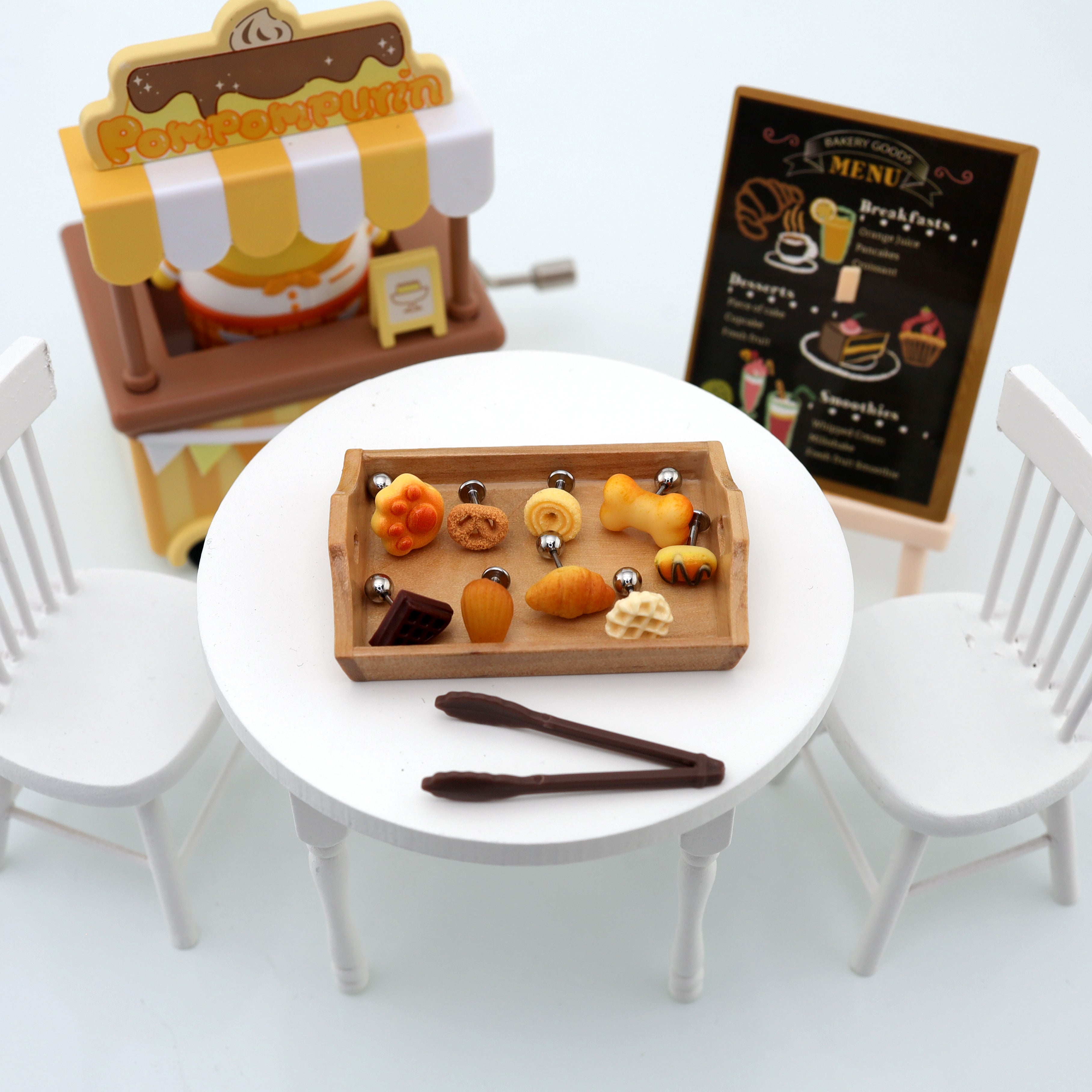 Star Baker Earring Collection - Star Baker Earring Collection - Pair of Cake by CRUXJEWELRY