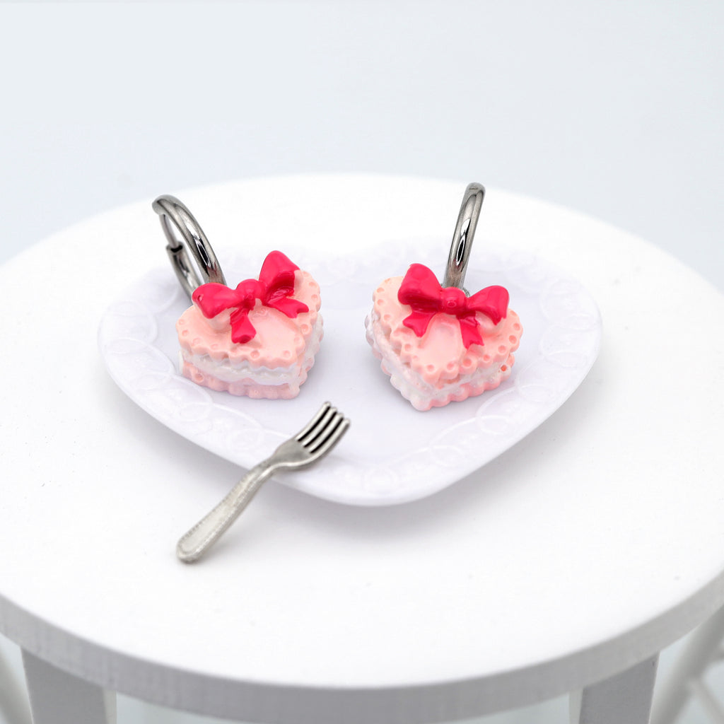 Star Baker Earring Collection - Star Baker Earring Collection - Pair of Cake by CRUXJEWELRY